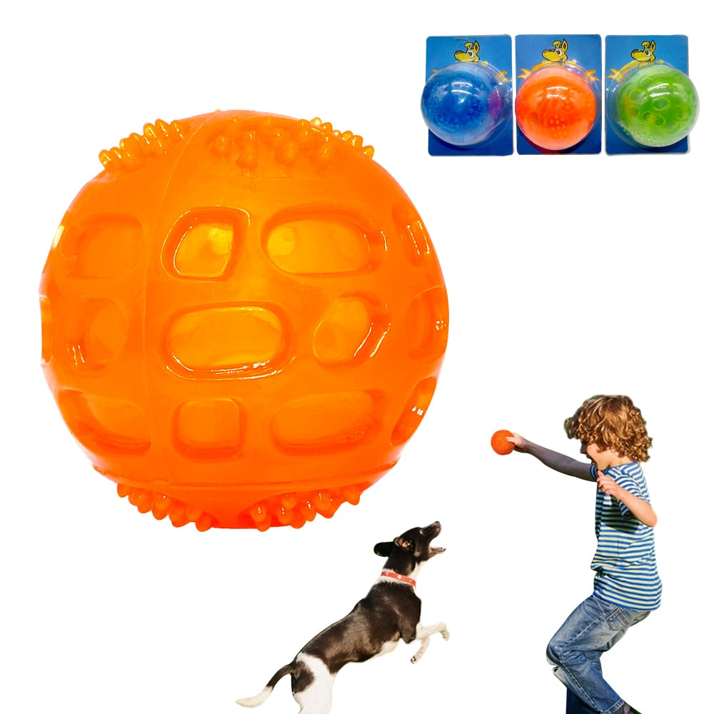 Dog Chew Toy Pet Squeak Ball Waterproof Sound Toys