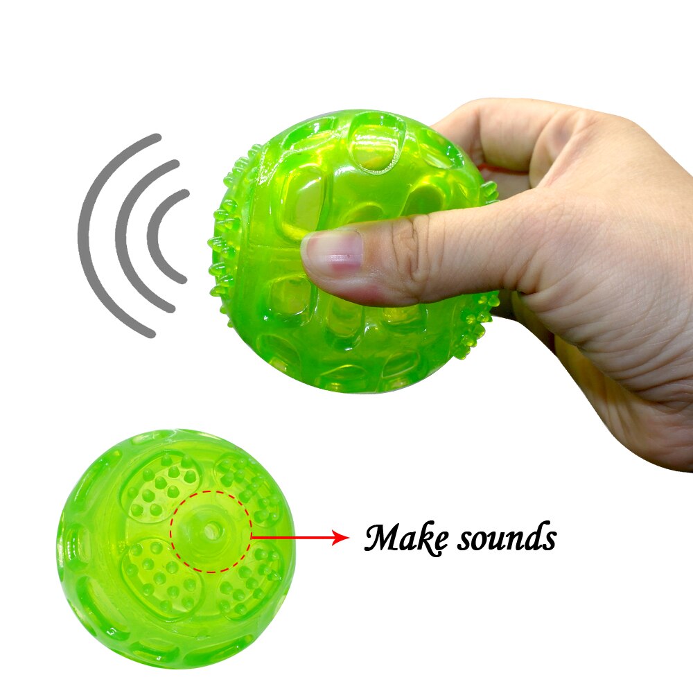 Dog Chew Toy Pet Squeak Ball Waterproof Sound Toys