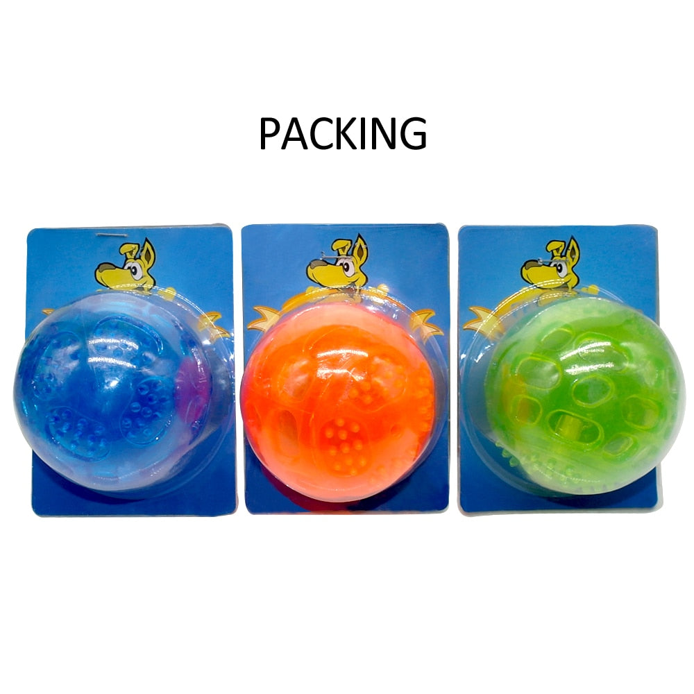 Dog Chew Toy Pet Squeak Ball Waterproof Sound Toys