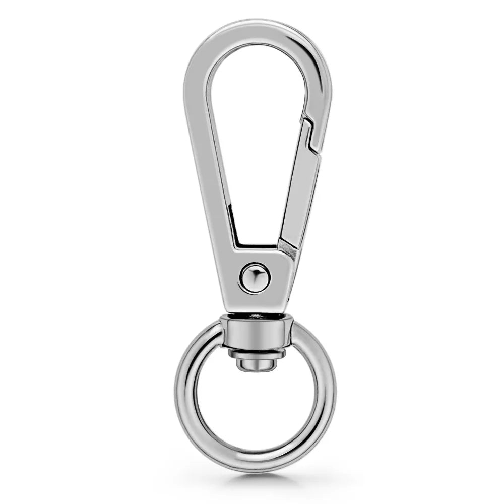 2/4/6 Pcs/Lot Swivel Loster Clasps Metal Clip Buckles Keychain O Ring Snap Hook Dog Collar Bag Handbag DIY Accessories P035