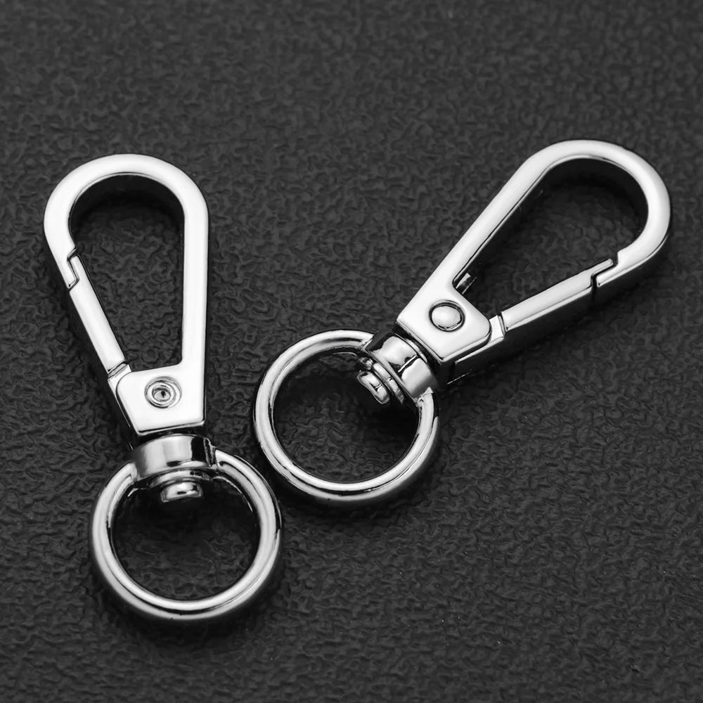 2/4/6 Pcs/Lot Swivel Loster Clasps Metal Clip Buckles Keychain O Ring Snap Hook Dog Collar Bag Handbag DIY Accessories P035