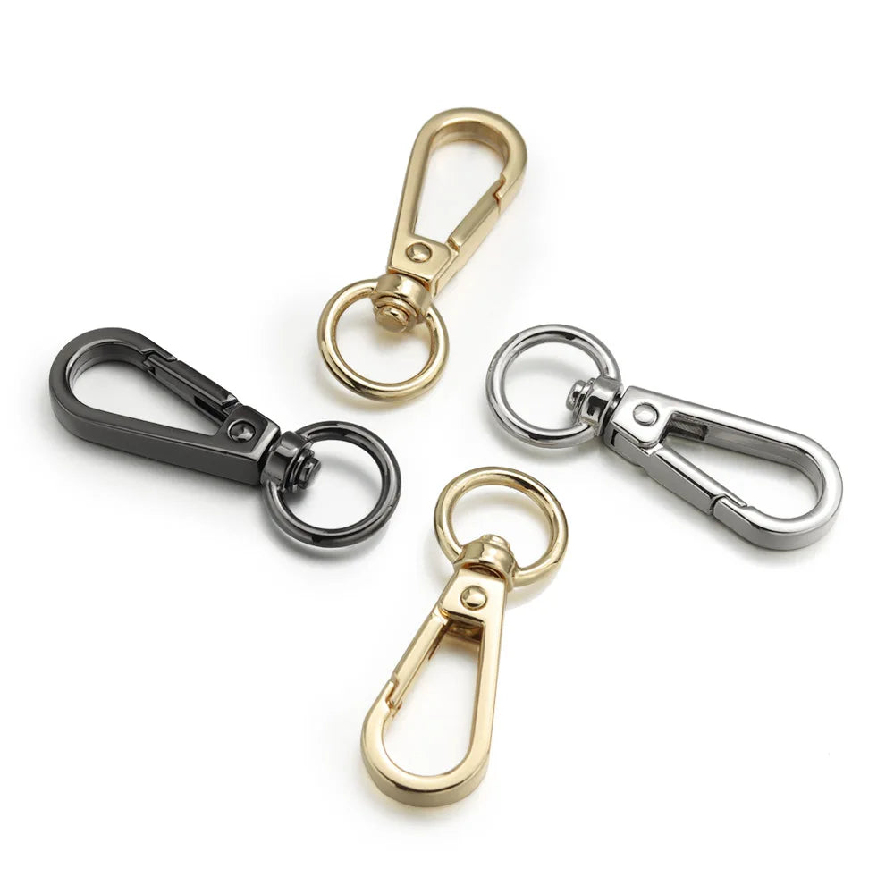 2/4/6 Pcs/Lot Swivel Loster Clasps Metal Clip Buckles Keychain O Ring Snap Hook Dog Collar Bag Handbag DIY Accessories P035