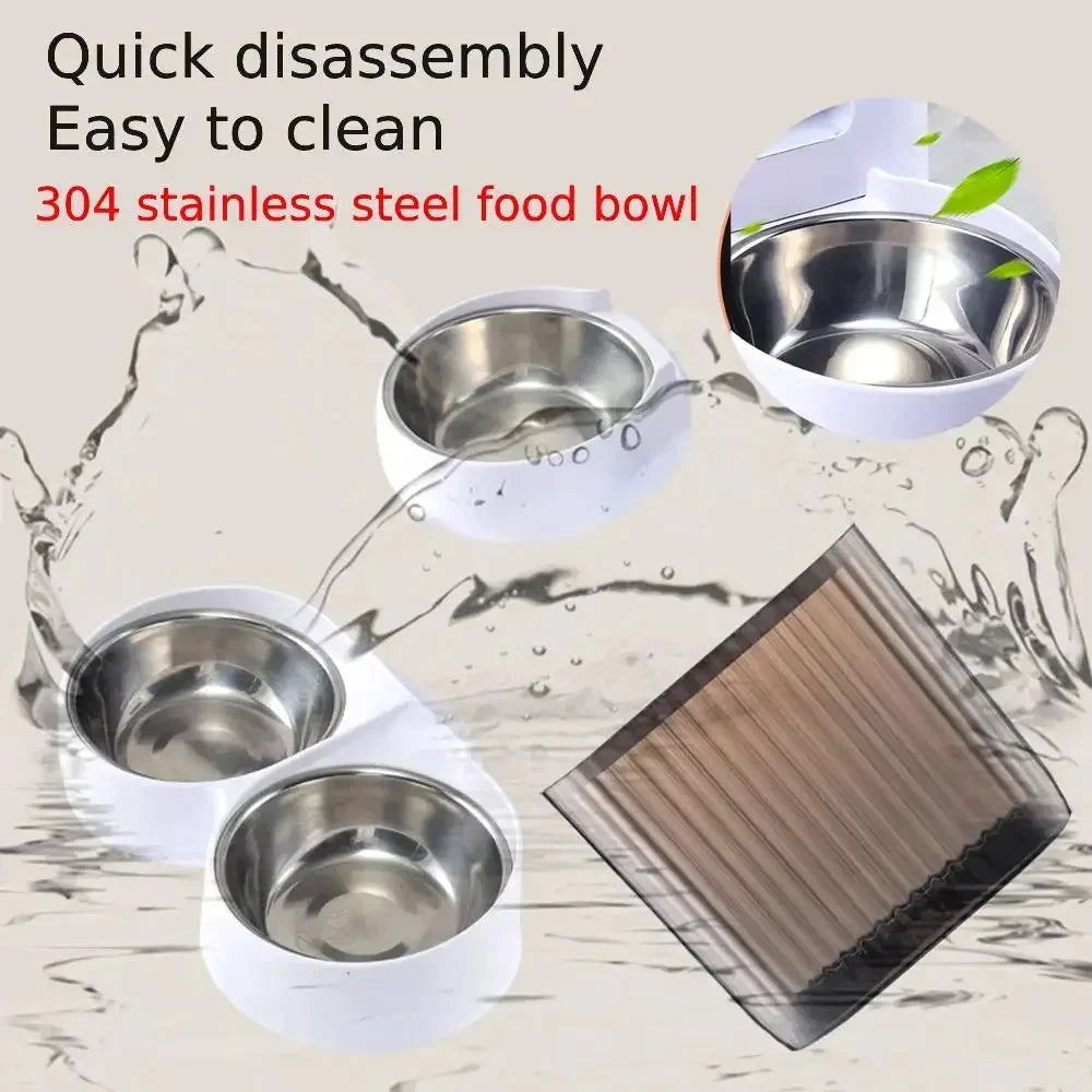 5L Automatic Feeder Cats WiFi with Camera HD Smart Interactive Pet Food Dispenser Timer Stainless Steel Bowl Auto Dog Feeder